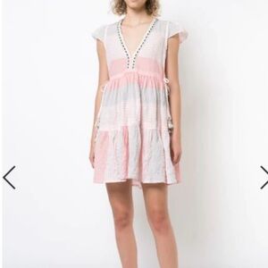 Lemlem Dera Short Dress in Peach NWT